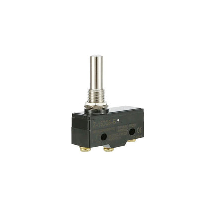 Omron Z-15GD-B Microswitch Limit Switch with plunger, industrial automation sensor.