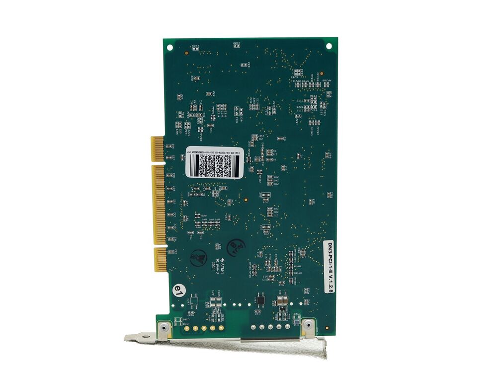 ABB DSQC658 DeviceNet M/S single board. Green PCB with connector, with the text "DN3-PCI-1-E V.1.2.8"
