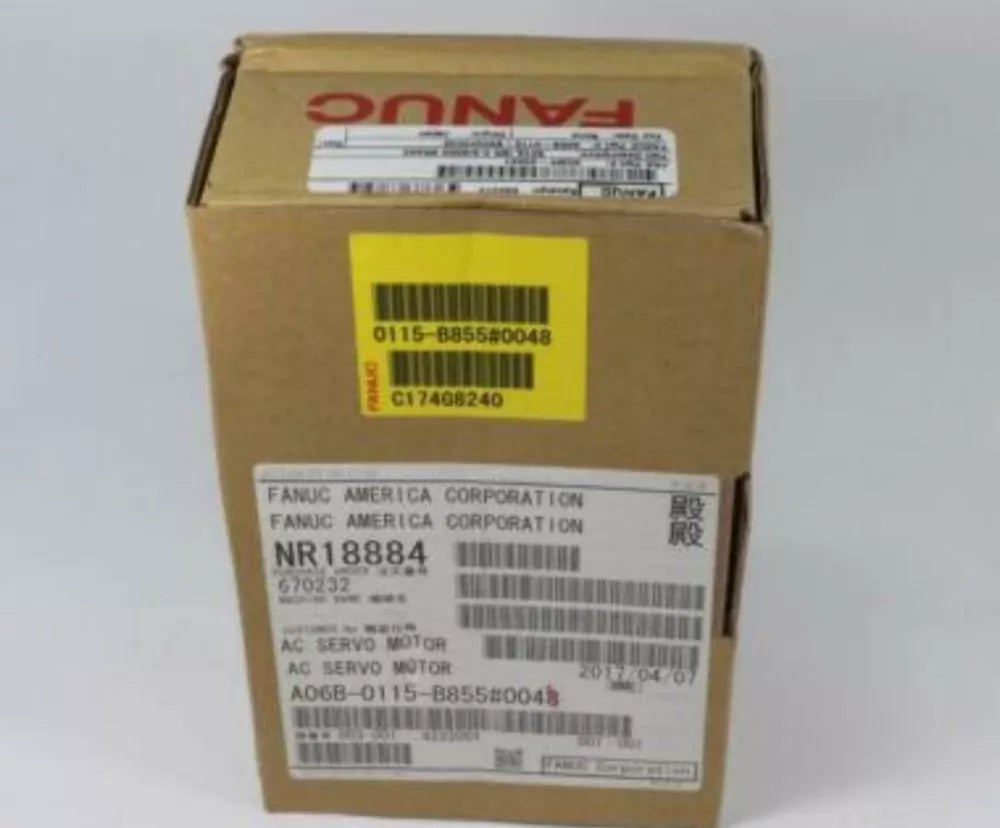 New In Box FANUC A06B-0115-B855#0048 Servo Motor