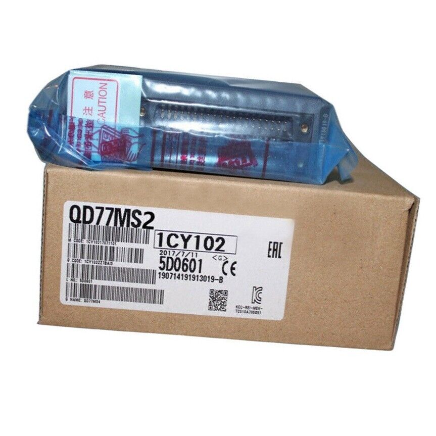 Mitsubishi QD77MS2 Motion Control Module sealed in packaging, industrial automation component
