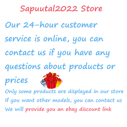 Sapuutal2022 Store: 24-hour customer service, contact us for product questions, receive an eBay discount link.