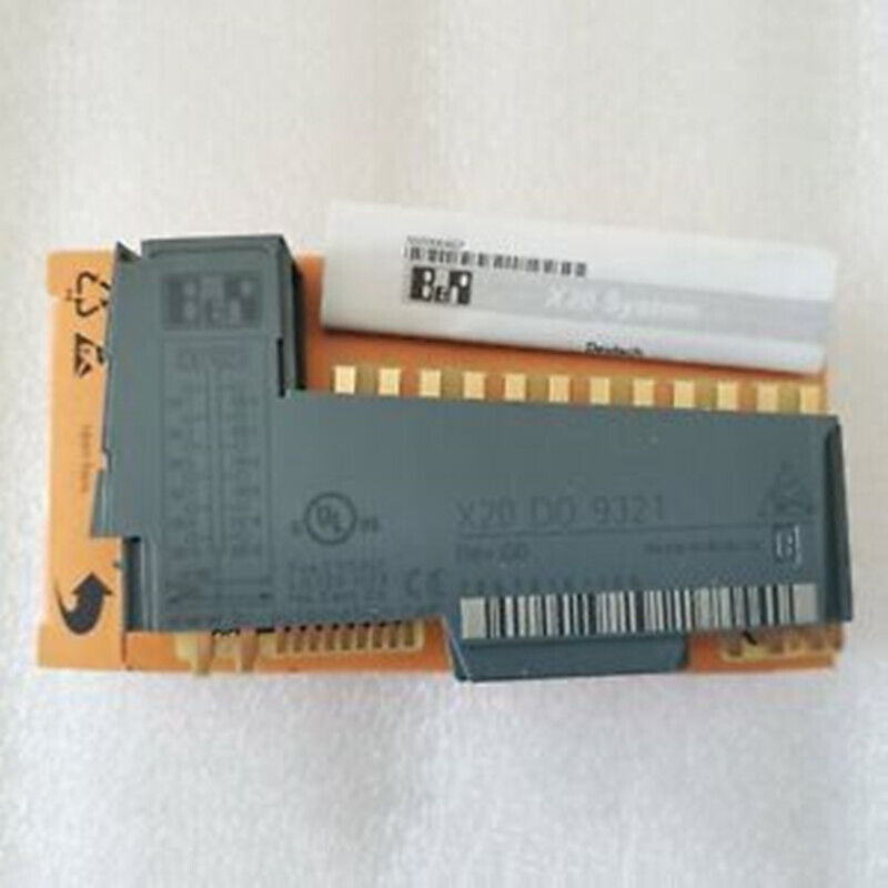 B&R X20 DO 9321 Output Module PLC module, gray with orange packaging, industrial automation part.