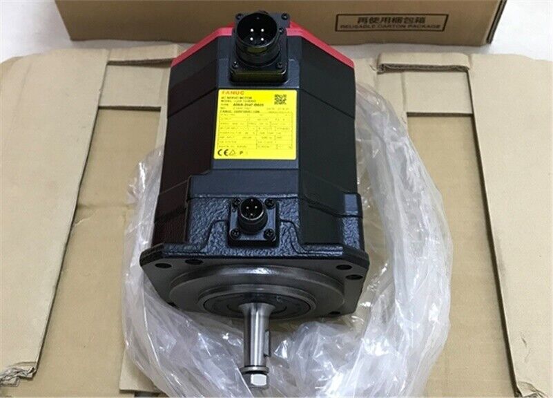 FANUC A06B-2047-B605 AC servo motor, new in box. Industrial automation part. A06B2047B605 model.