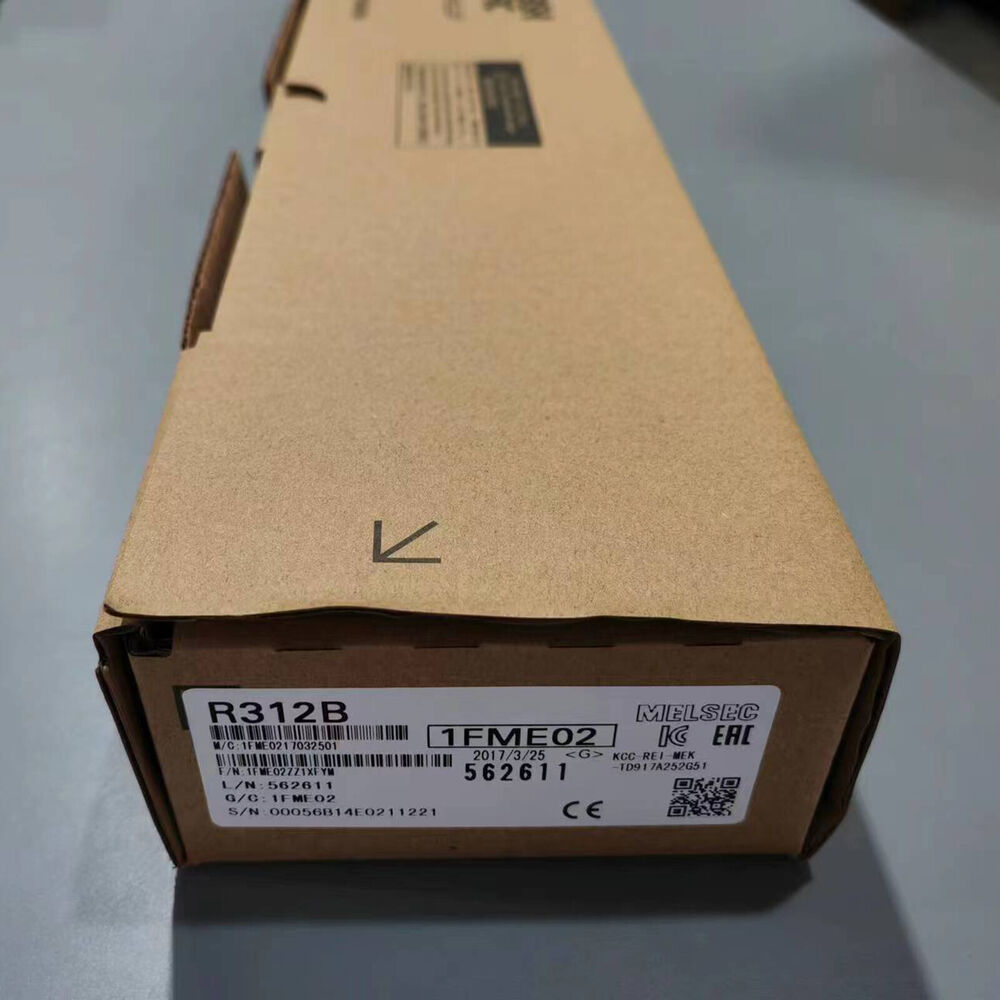 Mitsubishi R312B PLC Module box. Product details visible. Fast shipping available.