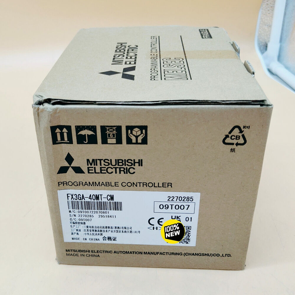 Mitsubishi FX3GA-40MT-CM PLC Module in box, new industrial automation part, Made in China