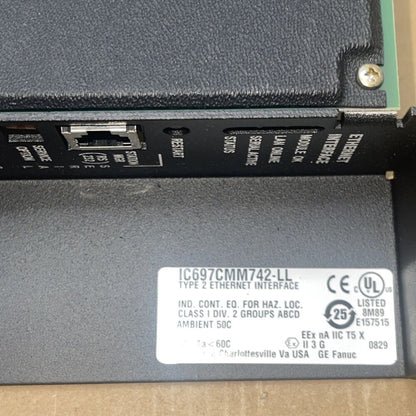 PLC | FANUC | IC697CMM742 IC697CMM742-LL Series Ethernet Interface Module