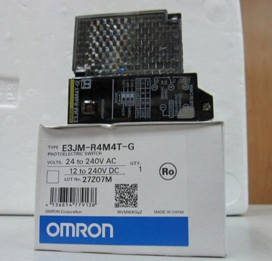 Omron E3JM-R4M4T-G photoelectric switch, new, 24-240V AC/DC