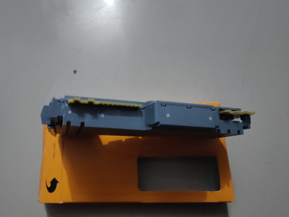 B&R X20BT9100 PLC module, new product, grey and yellow packaging. Industrial automation part.