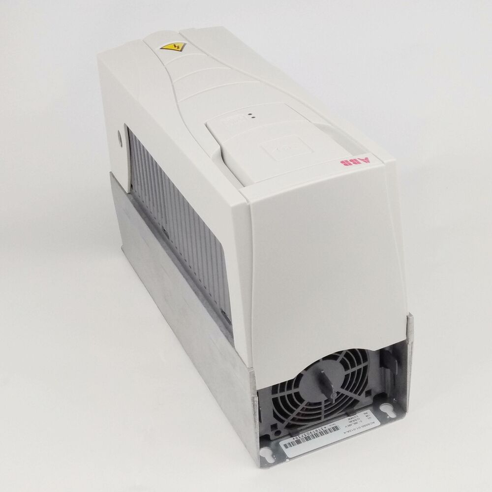 ABB ACS550-01-012A-4 Inverter, industrial drive unit with cooling fan. New and refurbished parts available.
