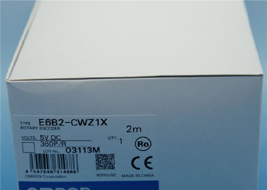 Omron E6B2-CWZ1X Rotary Encoder 360P/R, 5V DC, 2m Cable, New