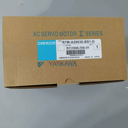 Omron AC Servo Motor R7M-A20030-BS1-D in box, new industrial automation part.