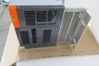 B&R ACOPOS 1180 Servo Drive unit, featuring cooling vents and connector ports, presented on cardboard.