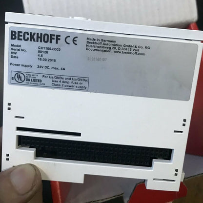 Beckhoff CX1100-0002 PLC Module, 24V DC Power Supply, Made in Germany