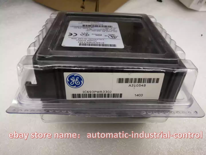 FANUC IC693PWR330J Power Supply Module in packaging. Industrial automation part.