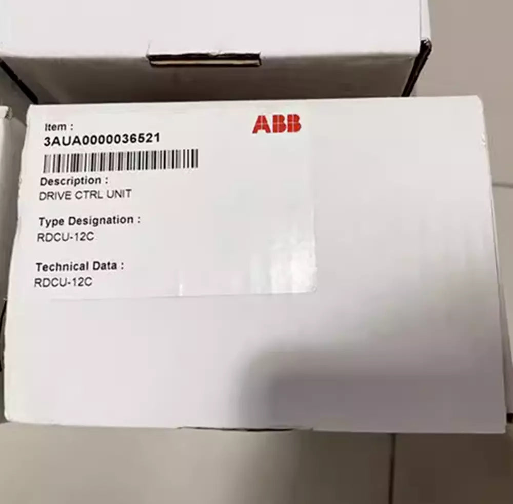 ABB RDCU-12C IO Control Unit box, DRIVE CTRL UNIT, industrial automation part, 3AUA0000036521.