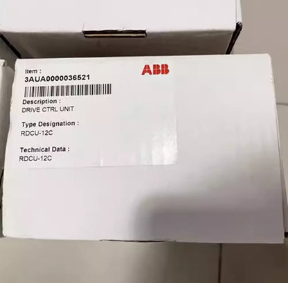 ABB RDCU-12C IO Control Unit box, DRIVE CTRL UNIT, industrial automation part, 3AUA0000036521.