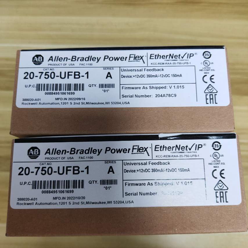 Allen-Bradley 20-750-UFB-1 AB Universal Feedback Module 20750UFB1 NEW IN BOX