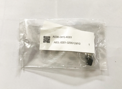 FANUC A03B-0815-K001 screen component in clear plastic bag, industrial automation part.