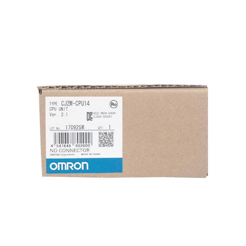 Omron CJ2M-CPU14 PLC Module CPU Unit in box, with product information label, new in box