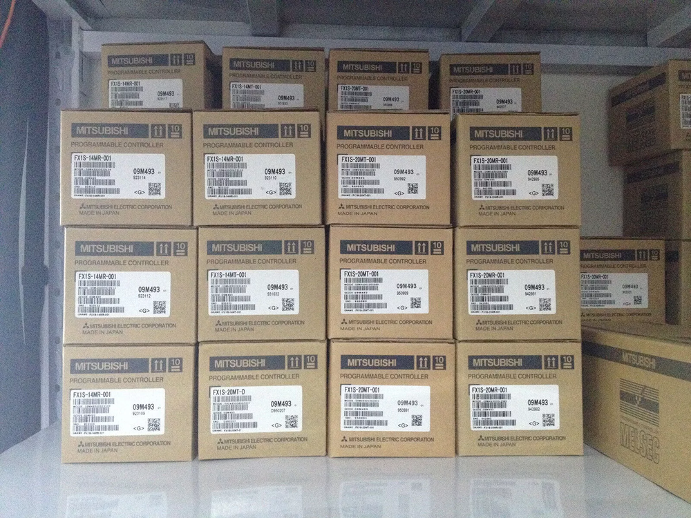 Mitsubishi Programmable Controllers boxes, new industrial automation parts, FX1S series models, automation parts