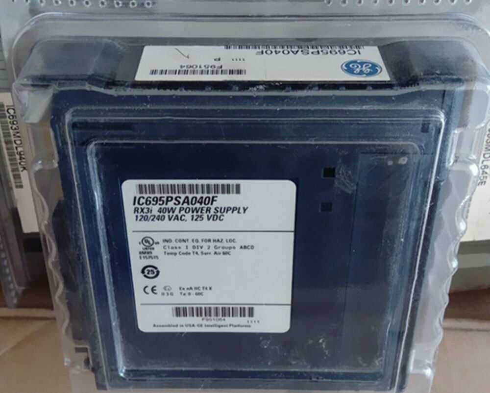 FANUC IC695PSA040F Power Supply module, 40W RX3i industrial automation part, new in packaging