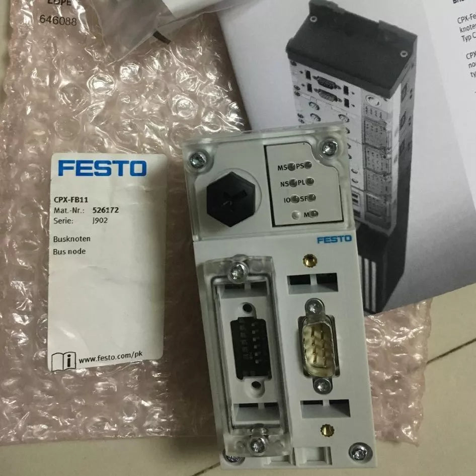 Festo CPX-FB11 Node Module 526172, industrial automation part.