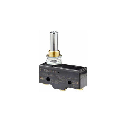 Omron Z-15GQ8-B Microswitch Limit Switch with roller lever, electrical component, industrial automation.