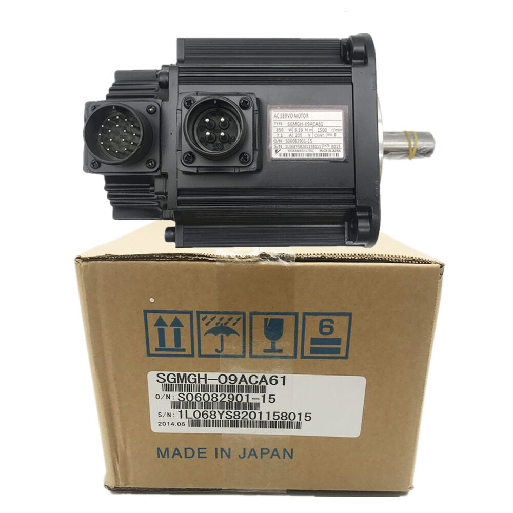 YASKAWA SGMGH-09ACA61 AC Servo Motor, New In Box, Made in Japan
