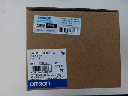 Omron CP1E-N30DT1-A PLC Module in box, Made in China, fast shipping available.