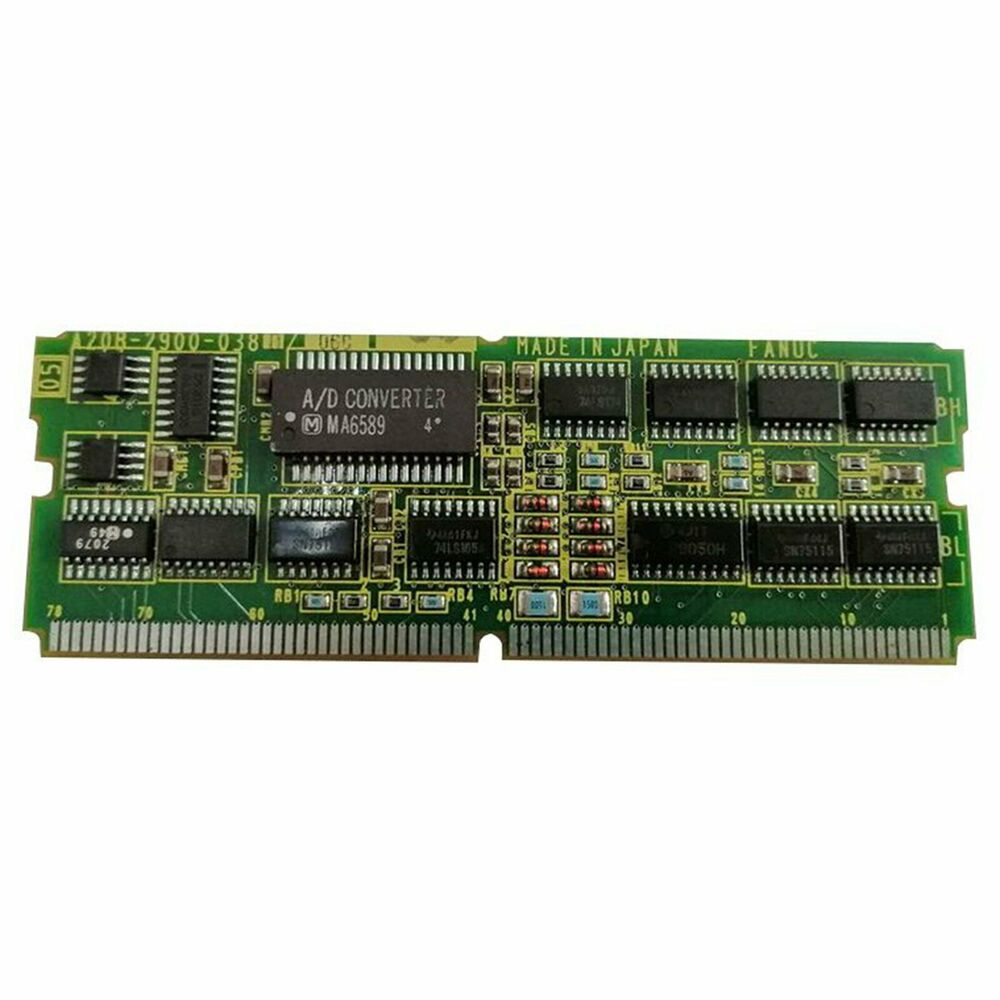 FANUC A20B-2900-0380 PLC circuit board with A/D converter, Made in Japan, industrial automation part.