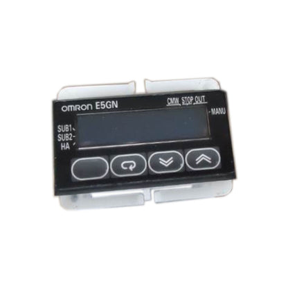Omron E5GN Temperature Controller, black display with buttons, industrial automation part
