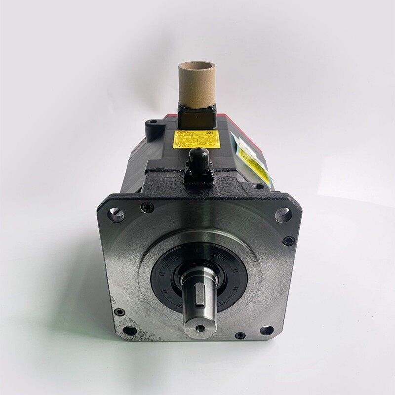 FANUC A06B-2048-B605#0042 Servo Motor - Black industrial automation component with labels