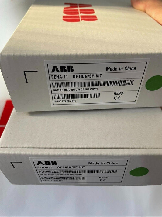 ABB FENA-11 OPTION/SP KIT Ethernet Communication Module box, Made in China, for industrial automation.
