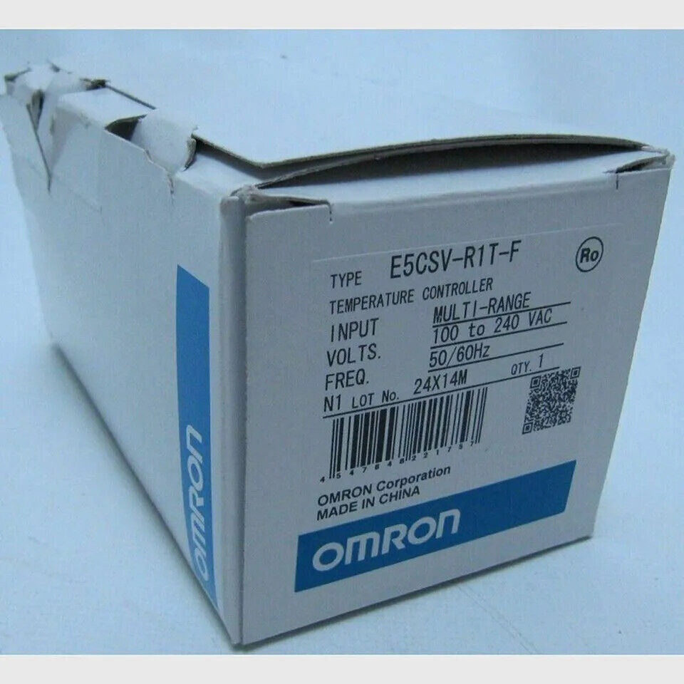 Omron E5CSV-R1T-F Temperature Controller box, new industrial automation part with multi-range input.