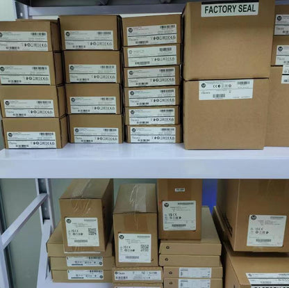 New in box Allen-Bradley Compact 5000 DC Output Modules. Factory sealed industrial automation parts.