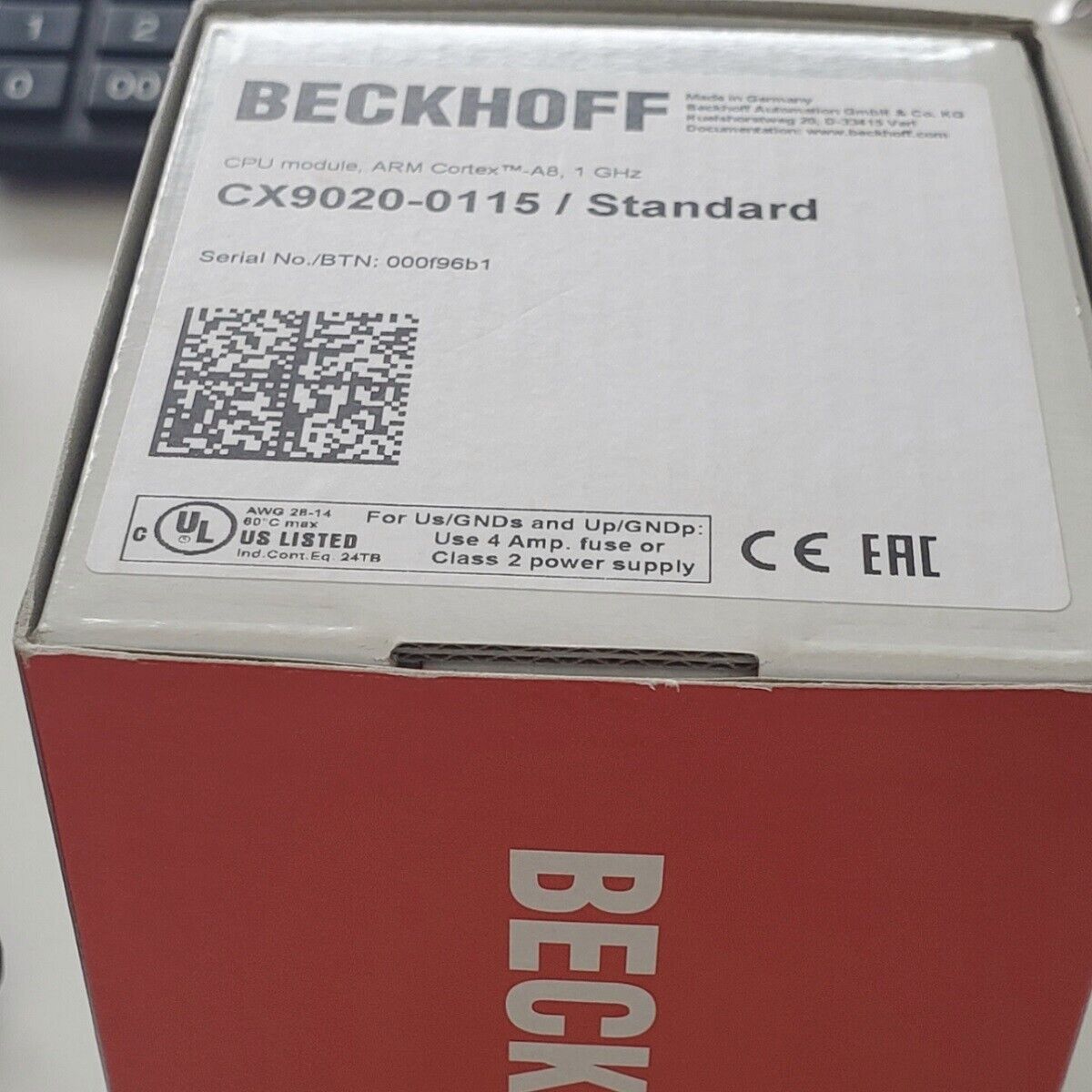 New beckhoff CX9020-0115 PLC module In Box Expedited Shipping