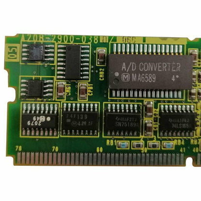 FANUC A20B-2900-0380 circuit board with A/D converter, PLC module for industrial automation.