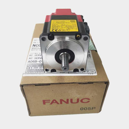 FANUC A06B-2115-B103 Servo Motor. New industrial automation component with packaging.