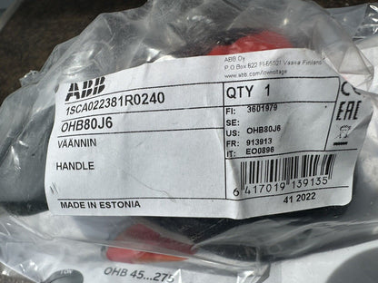 ABB OHB80J6 Pistol Handle, industrial automation part, new from Estonia