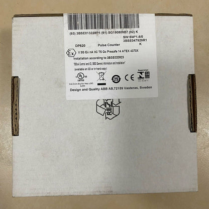 ABB DP820 Pulse Counter Module, 3BSE013228R1, Industrial Automation Part, New, Free Shipping