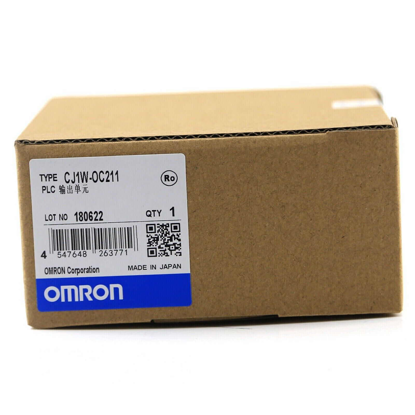Omron CJ1W-OC211 PLC Output Unit, new in box, industrial automation part. MADE IN JAPAN.