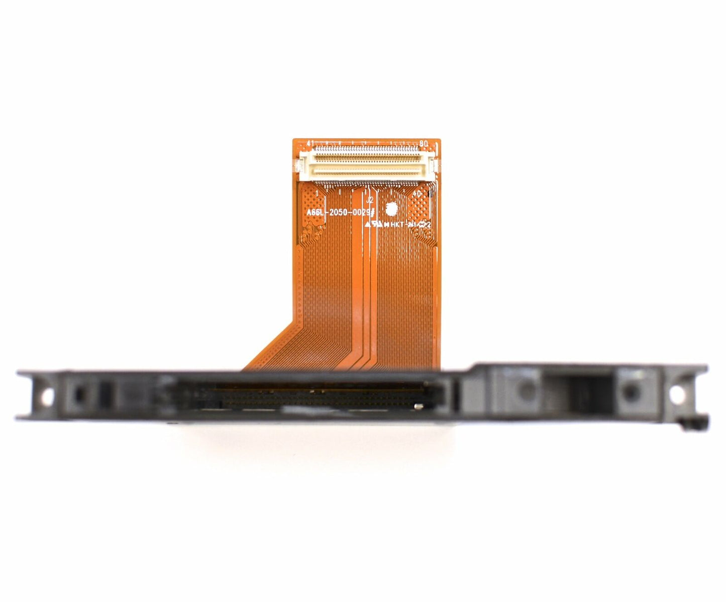 FANUC A66L-2050-0029#A card slot holder. New industrial automation part, orange flex cable. Includes text: A66L-2050-0029#A.