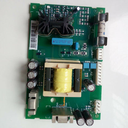 ABB APOW-11C Power Board. Green circuit board with electronic components. ACS800 Inverter part.
