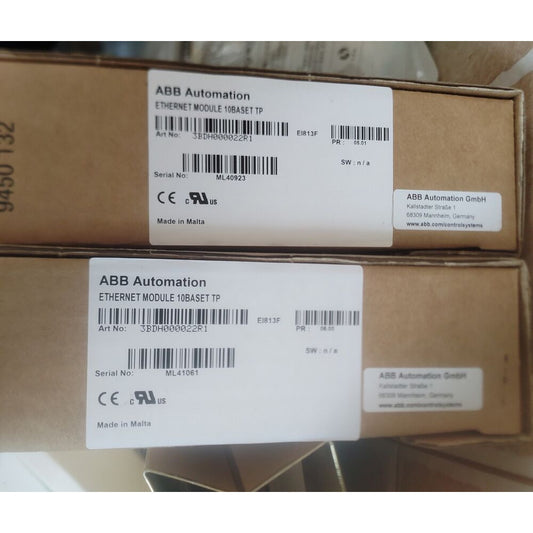 ABB Ethernet Module 10BASET TP, Model 3BDH000022R1, New In Box