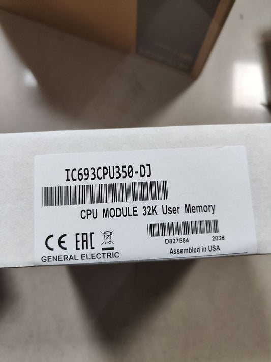 IC693CPU350-DJ CPU Module for PLC, 32K User Memory, General Electric, Assembled in USA, industrial automation part