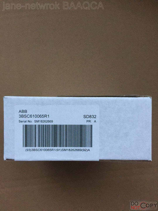 ABB 3BSC610065R1 PLC Module, product serial number SM18262669, for industrial automation