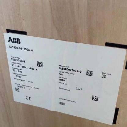Drive | ABB | ACS510-01-290A-4 Frequency Converter New in Box Fast Shipping