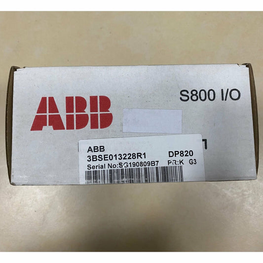 ABB PLC module 3BSE013228R1, DP820. Industrial automation part. S800 I/O.