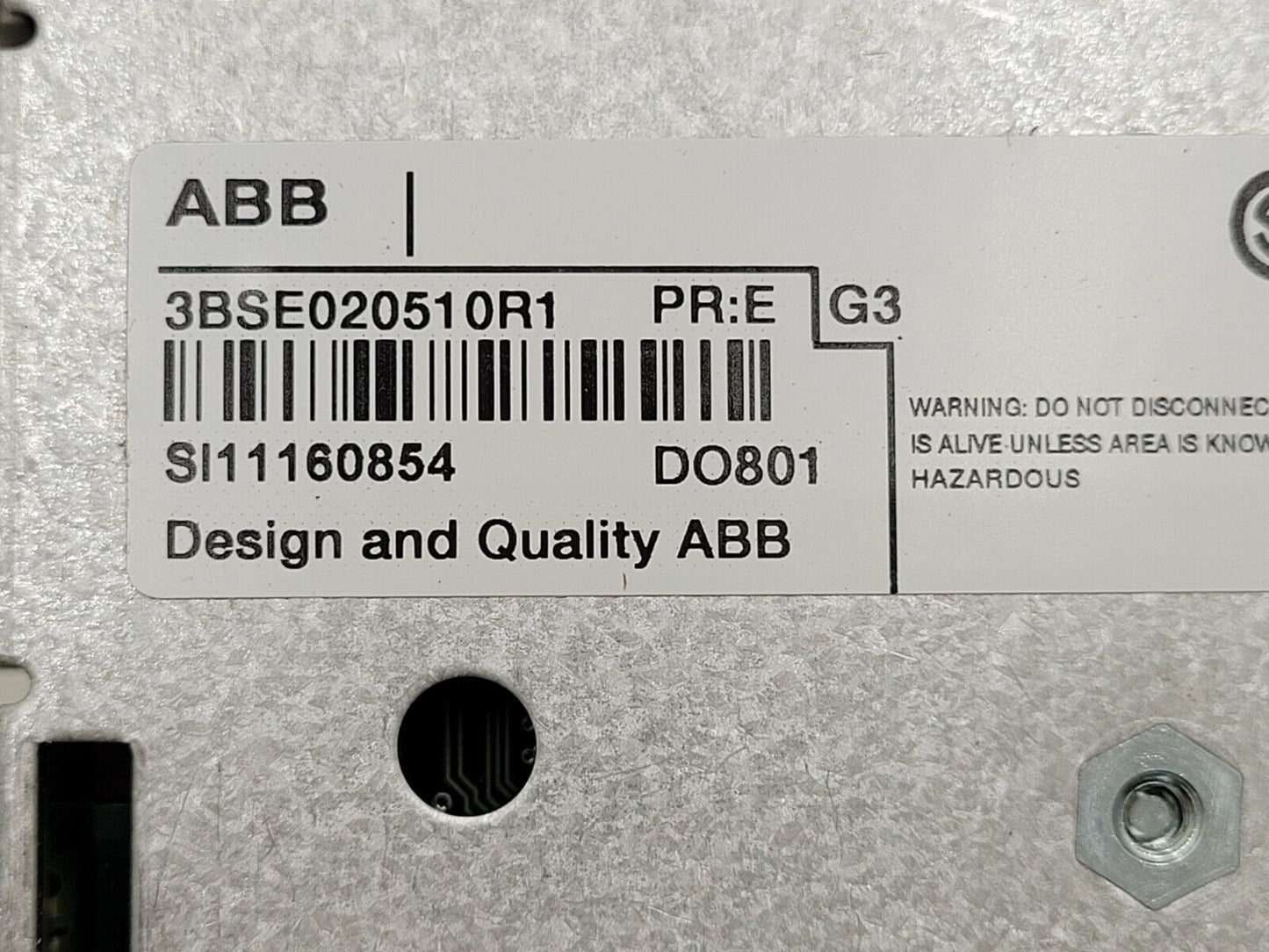 PLC | ABB | 3BSE020510R1 S800 I/O DO801 NEW