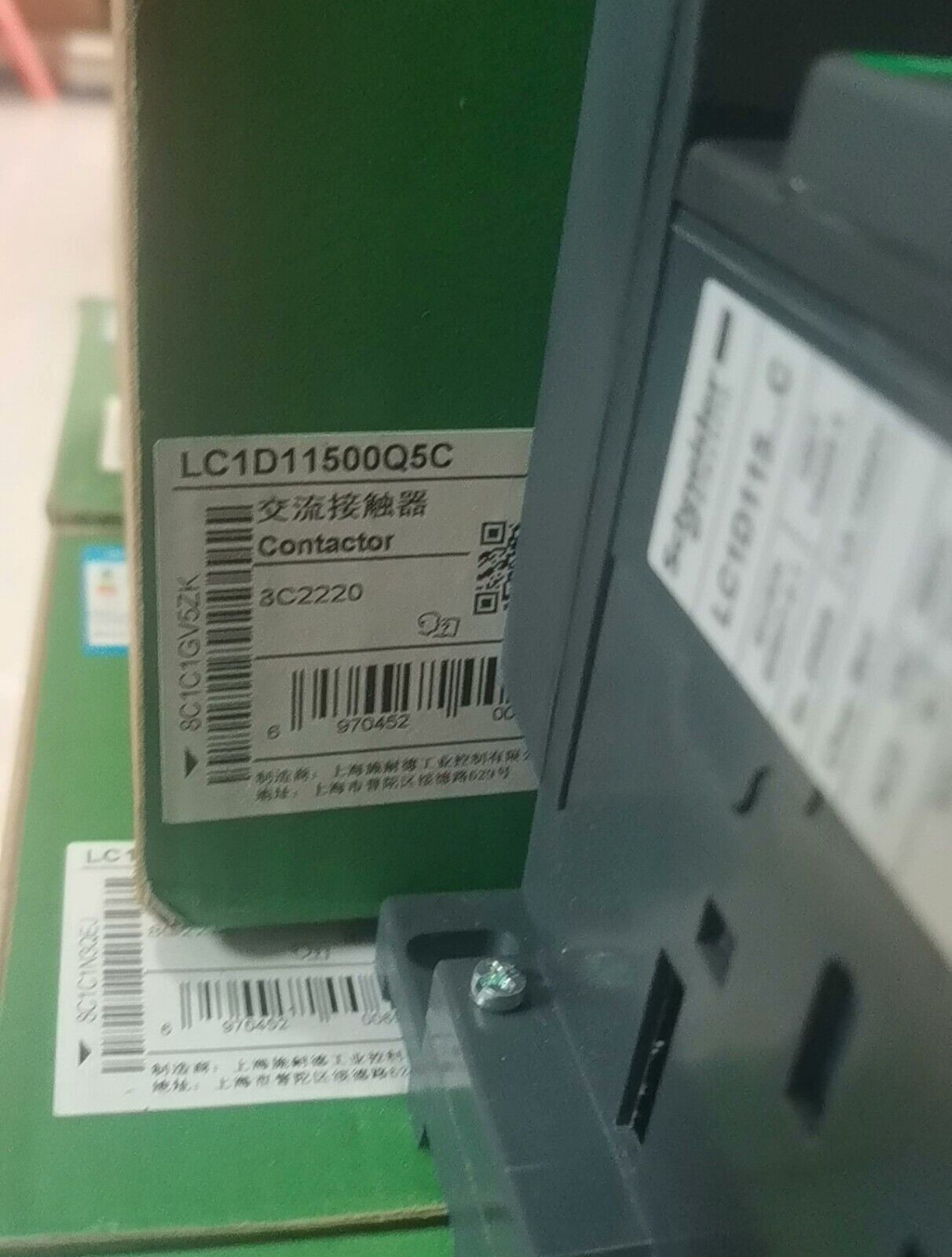 Schneider LC1D11500Q5C contactor in box, industrial automation part